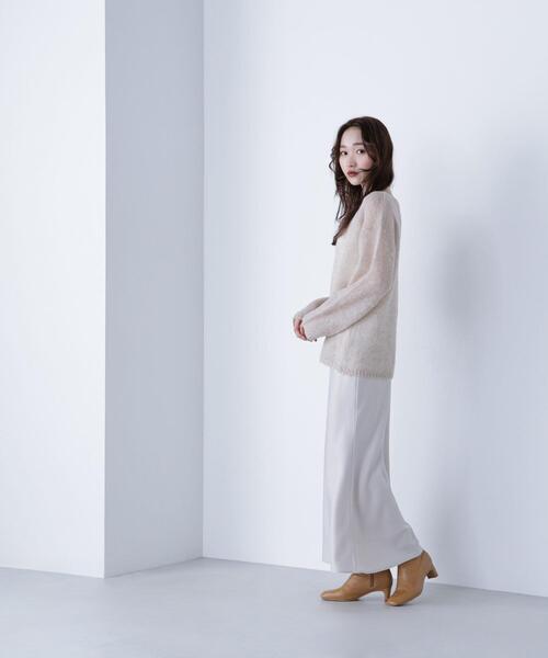 NATURAL BEAUTY BASIC(ナチュラルビューティーベーシック)の「◇モヘヤブレンドニット(ニット/セーター・レディース・グレー/パープル/ベージュ・FREE)」の16枚目の写真