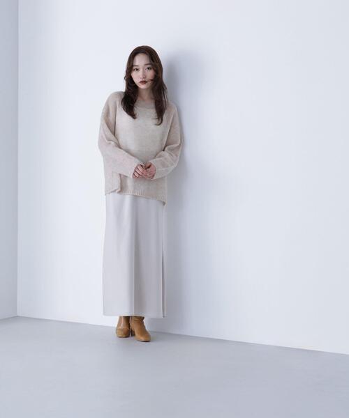 NATURAL BEAUTY BASIC(ナチュラルビューティーベーシック)の「◇モヘヤブレンドニット(ニット/セーター・レディース・グレー/パープル/ベージュ・FREE)」の20枚目の写真