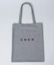 coen（コーエン）ロゴショップトートバッグ