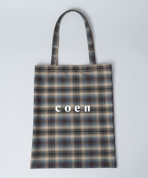 coen（コーエン）の「coen（コーエン）ロゴショップトートバッグ（トートバッグ・レディース・その他2/その他1/シルバー/ライトグレー/グレー・FREE）」の13枚目の写真