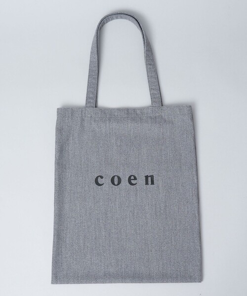 coen（コーエン）の「coen（コーエン）ロゴショップトートバッグ（トートバッグ・レディース・その他2/その他1/シルバー/ライトグレー/グレー・FREE）」の21枚目の写真