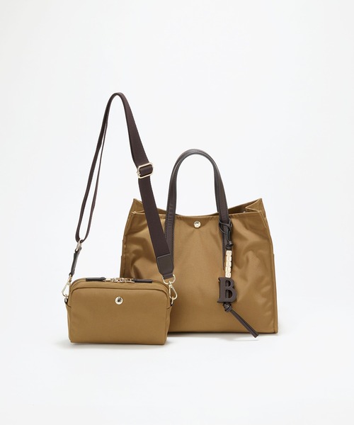 Breath TOPKAPI(ブレストプカピ)の「【Breath TOPKAPI】撥水 マルチway スクエア A4 トートバッグ / 10ポケット(トートバッグ・レディース・キャメル/ブラック・FREE)」の22枚目の写真