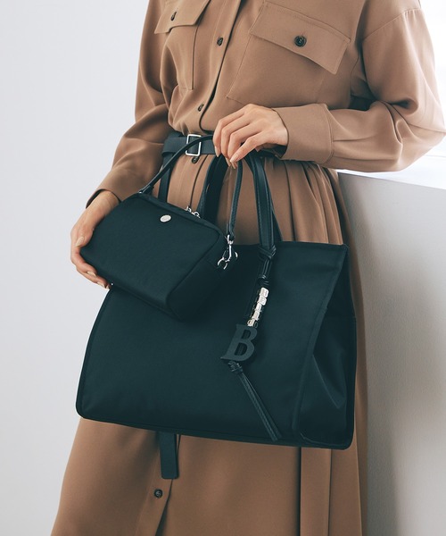 Breath TOPKAPI(ブレストプカピ)の「【Breath TOPKAPI】撥水 マルチway スクエア A4 トートバッグ / 10ポケット(トートバッグ・レディース・キャメル/ブラック・FREE)」の3枚目の写真