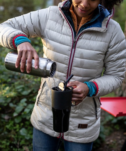 Klean Kanteen（クリーンカンティーン）の「Klean Kanteen/クリーンカンティーン Rise Tumbler Straw 26oz/ライズタンブラーストロー 26oz 769ml（グラス/マグカップ/タンブラー・レディース・ブラック/A/D/C/B・FREE）」の10枚目の写真