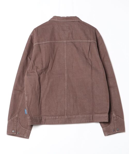 Gramicci(グラミチ)の「JAPANESE SLUB DENIM JACKET|ジャパニーズスラブデニムジャケット Gramicci グラミチ(デニムジャケット・メンズ・インディゴブルー/ライトブラウン/セージグリーン・XL/S/XXL/M/L)」の10枚目の写真