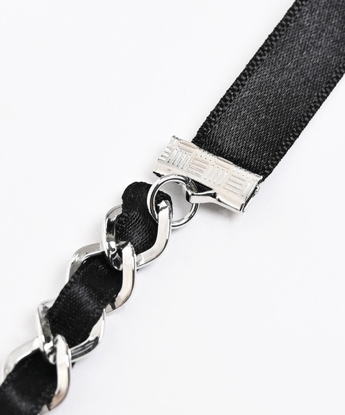 Narcissus（ナルシス）の「サテンリボンチェーンベルト（ベルト・レディース・ホワイト/ブラック・FREE）」の7枚目の写真