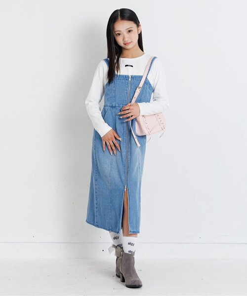 algy（アルジー）の「フライスロゴゴムロンT（Tシャツ/カットソー・キッズ・ピンク/ブラック/オフホワイト・SMALL/MEDIUM/X-SMALL/XX-SMALL）」の14枚目の写真