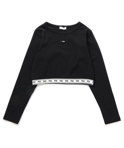 algy（アルジー）の「フライスロゴゴムロンT（Tシャツ/カットソー・キッズ・ピンク/ブラック/オフホワイト・SMALL/MEDIUM/X-SMALL/XX-SMALL）」の4枚目の写真