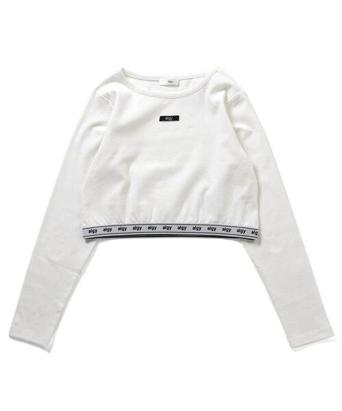 algy（アルジー）の「フライスロゴゴムロンT（Tシャツ/カットソー・キッズ・ピンク/ブラック/オフホワイト・SMALL/MEDIUM/X-SMALL/XX-SMALL）」の10枚目の写真