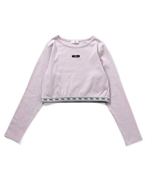 algy（アルジー）の「フライスロゴゴムロンT（Tシャツ/カットソー・キッズ・ピンク/ブラック/オフホワイト・SMALL/MEDIUM/X-SMALL/XX-SMALL）」の15枚目の写真