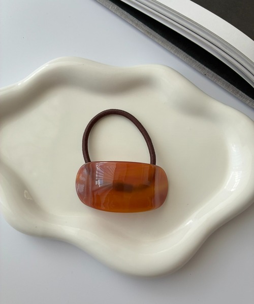 E&C closet…（イーアンドシークローゼット）の「ミックスカラーカーブヘアゴム（ヘアゴム・レディース・パープル/ベージュ/ホワイト/ブラウン/グリーン/ブルー/ブラック・FREE）」の9枚目の写真