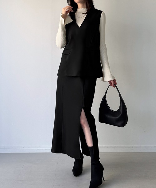 セール】ベストセットアップ3点セット（薄手・裏地なし