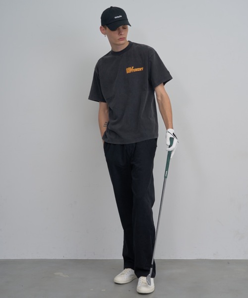 Mid 90s Club(ミッドナインティーズクラブ)の「GOLF DIFFERENT Vintage-Style Tee(Tシャツ/カットソー・メンズ・ブラック/パープル/ライトグレー・LARGE/MEDIUM)」の5枚目の写真