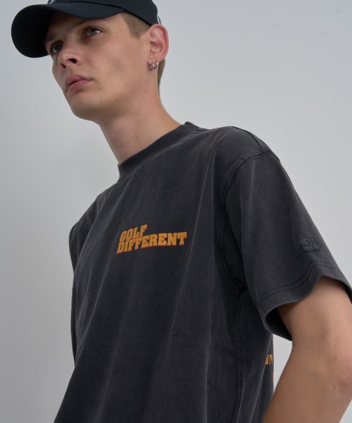 Mid 90s Club(ミッドナインティーズクラブ)の「GOLF DIFFERENT Vintage-Style Tee(Tシャツ/カットソー・メンズ・ブラック/パープル/ライトグレー・LARGE/MEDIUM)」の8枚目の写真