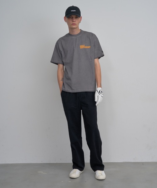 Mid 90s Club(ミッドナインティーズクラブ)の「GOLF DIFFERENT Vintage-Style Tee(Tシャツ/カットソー・メンズ・ブラック/パープル/ライトグレー・LARGE/MEDIUM)」の9枚目の写真