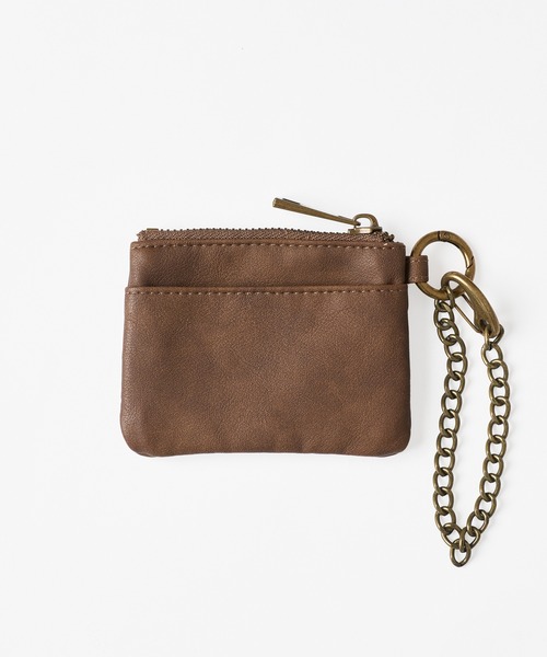 WISH FOR EVER（ウィッシュフォーエバー）の「STUDS DESIGN COIN CASE / スタッズデザインコインケース（コインケース・メンズ・ブラウン/ブラック・FREE）」の5枚目の写真