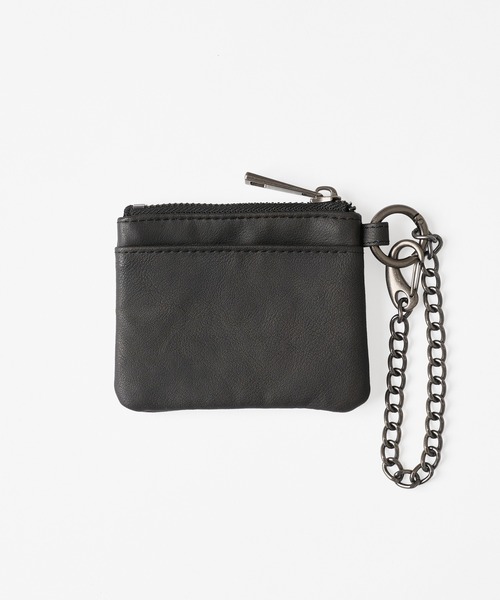 WISH FOR EVER（ウィッシュフォーエバー）の「STUDS DESIGN COIN CASE / スタッズデザインコインケース（コインケース・メンズ・ブラウン/ブラック・FREE）」の3枚目の写真