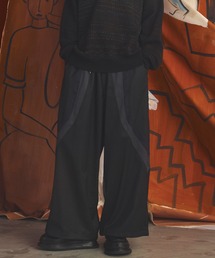 《UNISEX》Wool Mixed Prime-Wide Track Pants/ウールミックスプライムワイドトラックパンツ【MAISON SPECIAL/メゾンスペシャル】