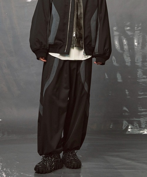 MAISON SPACIAL ブラックパンツ UNISEX》【Foxfire for MAISON SPECIAL】「GORE-TEX」Prime-Wide