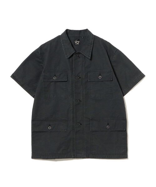 BEAMS BOY(ビームスボーイ)の「orSlow / ユーティリティ ショート スリーブ シャツ(シャツ/ブラウス・レディース・ネイビー・2)」の8枚目の写真
