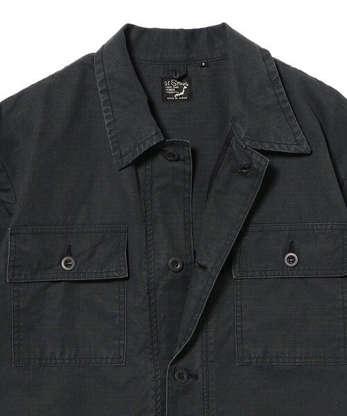 BEAMS BOY(ビームスボーイ)の「orSlow / ユーティリティ ショート スリーブ シャツ(シャツ/ブラウス・レディース・ネイビー・2)」の9枚目の写真