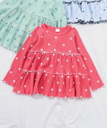 apres les cours | 【新色追加/WEB限定】ワッフルティアードTシャツ_ジュニア対応(Tシャツ/カットソー)