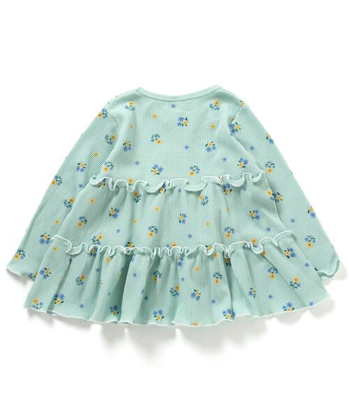 apres les cours（アプレレクール）の「【新色追加/WEB限定】ワッフルティアードTシャツ_ジュニア対応（Tシャツ/カットソー・キッズ・アイボリー/サックスブルー/レッド/ブラック/ピンク/ミント/ブルー・80/90/100/110/120/130/140）」の19枚目の写真