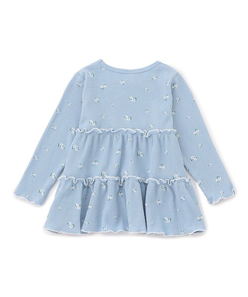 apres les cours（アプレレクール）の「【新色追加/WEB限定】ワッフルティアードTシャツ_ジュニア対応（Tシャツ/カットソー・キッズ・アイボリー/サックスブルー/レッド/ブラック/ピンク/ミント/ブルー・80/90/100/110/120/130/140）」の22枚目の写真