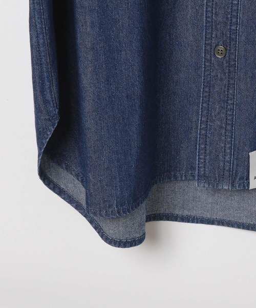 LEPSIM(レプシィム)の「デニムシャツ 579694(シャツ/ブラウス・レディース・ピンク/インディゴブルー/ブルー・FREE)」の7枚目の写真