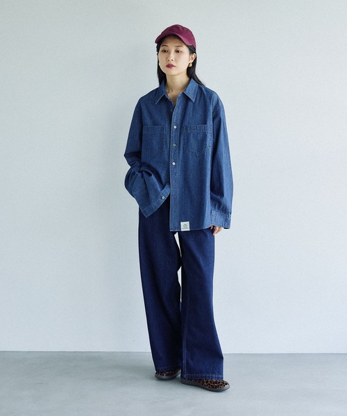 セール】デニムシャツ 579694（シャツ/ブラウス）｜LEPSIM（レプシィム