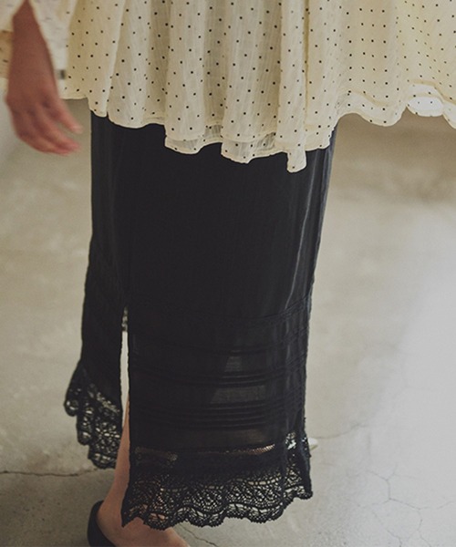 studio CLIP（スタディオクリップ）の「【daily CLIP】シンプルレーススカート（スカート・レディース・ホワイト/ブラック・FREE）」の11枚目の写真