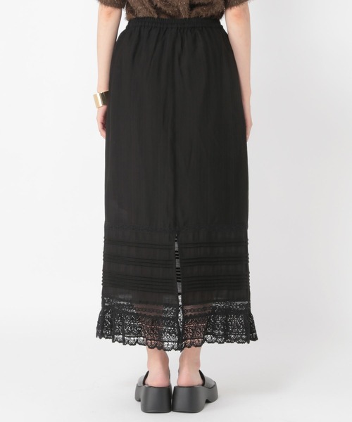 studio CLIP（スタディオクリップ）の「【daily CLIP】シンプルレーススカート（スカート・レディース・ホワイト/ブラック・FREE）」の20枚目の写真