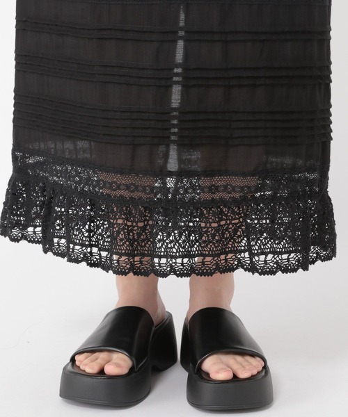 studio CLIP（スタディオクリップ）の「【daily CLIP】シンプルレーススカート（スカート・レディース・ホワイト/ブラック・FREE）」の22枚目の写真