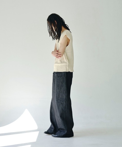 Camphor wood ダブルポケットスラブリジットデニム 完売品 完売品 Camphor Wood ダブルポケットスラブリジットデニム Mサイズ