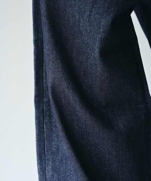 DOUBLE POCKET RIGID SLUB BAGGY DENIM TROUSERS / ダブルポケットスラ