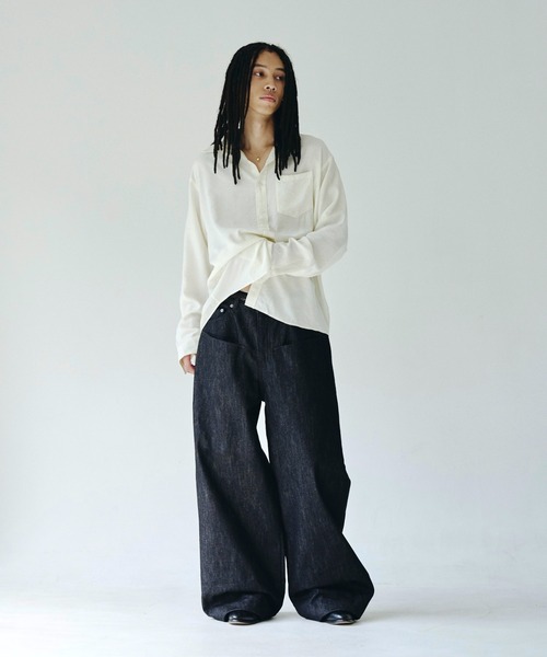 camphor woodダブルポケットリジッドバギーデニムパンツ Camphor wood（カンファーウッド）の「DOUBLE POCKET RIGID SLUB