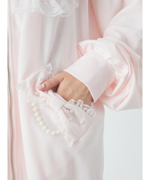 Ank Rouge（アンクルージュ）の「うさちゃんパーカー（Tシャツ/カットソー・レディース・ブラック/ピンク/ホワイト・M）」の10枚目の写真