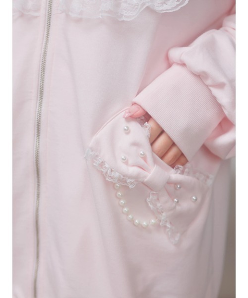 Ank Rouge（アンクルージュ）の「うさちゃんパーカー（Tシャツ/カットソー・レディース・ブラック/ピンク/ホワイト・M）」の22枚目の写真