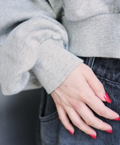 WEGO（ウィゴー）の「WEGO/ショートZIPパーカー（パーカー・レディース・スミクロ/アッシュグレー/杢グレー/ブラック・FREE）」の10枚目の写真