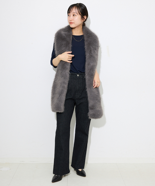 SLOBE IENA フーディECOファー　　1月15日まで限定出品 SLOBE IENA フーディECOファー 1月15日まで限定出品