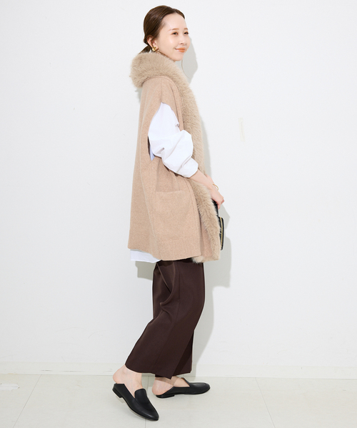 SLOBE IENA（スローブイエナ）の「ドッキングファーベスト（ベスト