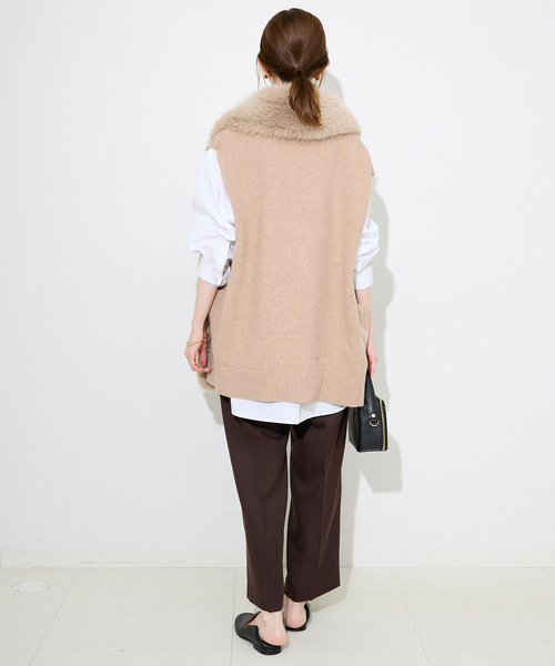 SLOBE IENA（スローブイエナ）の「ドッキングファーベスト（ベスト