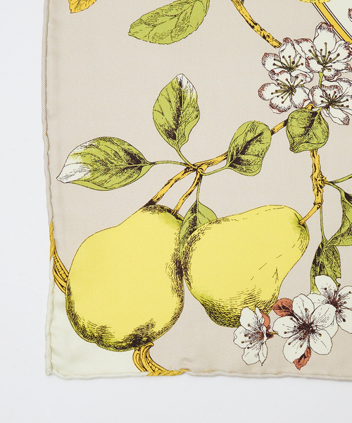 manipuri(マニプリ)の「【manipuri/マニプリ】アンティークレシピ シルクスカーフ(ストール/ショール・レディース・イエロー/ブルー・フリー)」の9枚目の写真