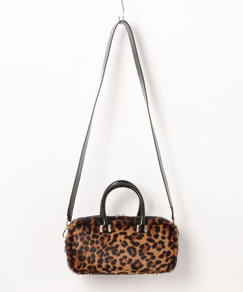 CHRISTIAN VILLA（クリスチャンヴィラ）の「【CHRISTIAN VILLA】レオパード柄ヘアカーフハンドバッグ(Q56450)（ハンドバッグ・レディース・レオパード・ALL）」の2枚目の写真