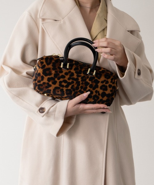 CHRISTIAN VILLA（クリスチャンヴィラ）の「【CHRISTIAN VILLA】レオパード柄ヘアカーフハンドバッグ(Q56450)（ハンドバッグ・レディース・レオパード・ALL）」の7枚目の写真