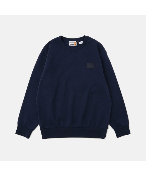 Timberland(ティンバーランド)の「シリコン バッジ クルーネック スウェット シャツ メンズ(スウェット・メンズ・ネイビー・XX-LARGE/X-LARGE/LARGE/MEDIUM/SMALL/X-SMALL)」の1枚目の写真