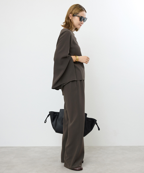 美品　24SS　ドゥーズィエムクラス Sofia ジップスリーブブラウス　日本製 Sofia ジップスリーブ ブラウス（シャツ/ブラウス）｜Deuxieme