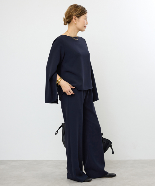 美品　24SS　ドゥーズィエムクラス Sofia ジップスリーブブラウス　日本製 Sofia ジップスリーブ ブラウス（シャツ／ブラウス）｜Deuxieme