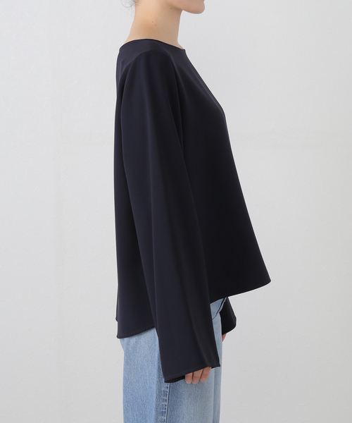 美品　24SS　ドゥーズィエムクラス Sofia ジップスリーブブラウス　日本製 Sofia ジップスリーブ ブラウス（シャツ／ブラウス）｜Deuxieme