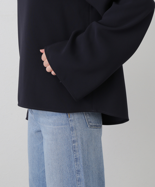 極美品　Deuxieme Classe ジップスリーブブラウス　黒 極美品 Deuxieme Classe ジップスリーブブラウス 黒 Deuxieme Classe